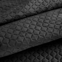 Narzuta dekoracyjna 220x240 Dimon czarna geometryczna welurowa Eurofirany Narzuta dekoracyjna 220x240 Dimon czarna geometryczna welurowa Eurofirany