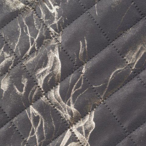 Narzuta dekoracyjna 220x240 Luiz 6 stalowa złota welurowa geometryczna Narzuta dekoracyjna 220x240 Luiz 6 stalowa złota welurowa geometryczna