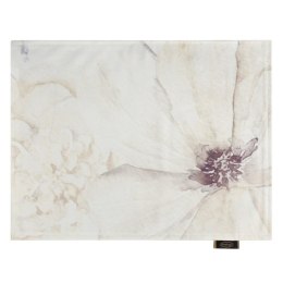 Obrus serweta 30x40 Velvet 6 podkładka kremowy beżowy kwiaty welurowy komplet 4 szt Eurofirany