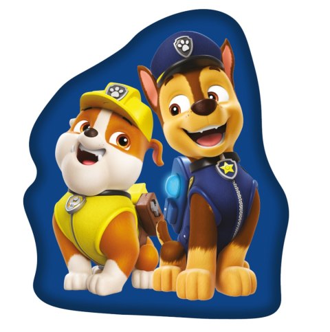 Poduszka dekoracyjna 31x29 Psi Patrol niebieska kształtka przytulanka Poduszka dekoracyjna 31x29 Psi Patrol niebieska kształtka przytulanka