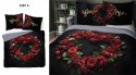 Pościel bawełniana 160x200 czarna czerwona serce Ty i Ja You and Me 5287 A Holland 52 Pościel bawełniana 160x200 czarna czerwona serce Ty i Ja You and Me 5287 A Holland 52