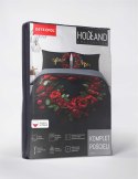 Pościel bawełniana 160x200 czarna czerwona serce Ty i Ja You and Me 5287 A Holland 52 Pościel bawełniana 160x200 czarna czerwona serce Ty i Ja You and Me 5287 A Holland 52