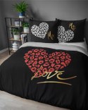 Pościel bawełniana 220x200 czarna czerwona biała On i Ona Miłość Love 5291 A Holland 52 Pościel bawełniana 220x200 czarna czerwona biała On i Ona Miłość Love 5291 A Holland 52