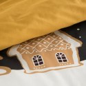 Pościel świąteczna 140x200 Goldi biała czarna beżowa bawełniana Eurofirany Św 23 Pościel świąteczna 140x200 Goldi biała czarna beżowa bawełniana Eurofirany Św 23