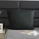 Poszewka satynowa 70x80 czarna jednobarwna I24 Poszewka satynowa 70x80 czarna jednobarwna I24