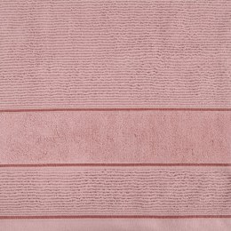 Ręcznik Emma 5 70x140 pudrowy różowy 500g/m2 frotte Eurofirany