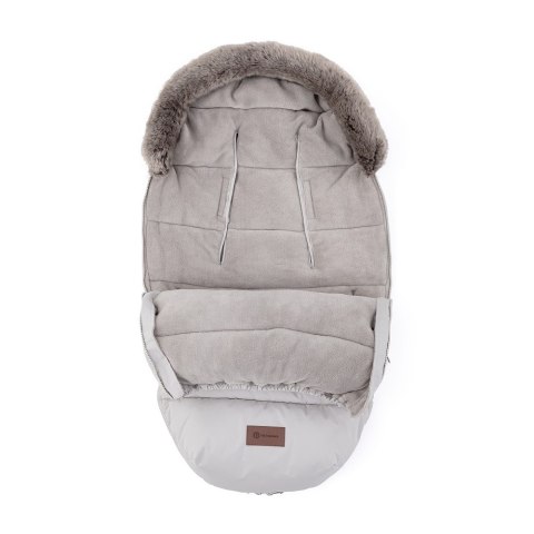 Śpiworek do wózka zimowy Comfy 4w1 Srebrny PETITE&MARS Śpiworek do wózka zimowy Comfy 4w1 Srebrny PETITE&MARS