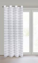 Firana 140x250 Doly biała gotowa na przelotkach Eurofirany Firana 140x250 Doly biała gotowa na przelotkach Eurofirany