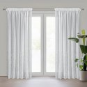 Firana 140x270 Melia biała srebrna gotowa na taśmie Eurofirany Firana 140x270 Melia biała srebrna gotowa na taśmie Eurofirany