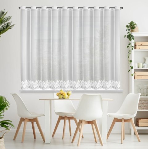 Firana 350x150 Talia biała gotowa na przelotkach Eurofirany Firana 350x150 Talia biała gotowa na przelotkach Eurofirany
