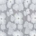 Zasłona 140x250 Jasmin biała z aplikacją kwiatową gotowa na przelotkach Eurofirany Zasłona 140x250 Jasmin biała z aplikacją kwiatową gotowa na przelotkach Eurofirany