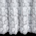 Zasłona 140x250 Jasmin biała z aplikacją kwiatową gotowa na przelotkach Eurofirany Zasłona 140x250 Jasmin biała z aplikacją kwiatową gotowa na przelotkach Eurofirany