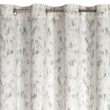 Zasłona 140x250 Kornelia kremowa z błyszczącym nadrukiem gotowa na przelotkach Eurofirany Zasłona 140x250 Kornelia kremowa z błyszczącym nadrukiem gotowa na przelotkach Eurofirany
