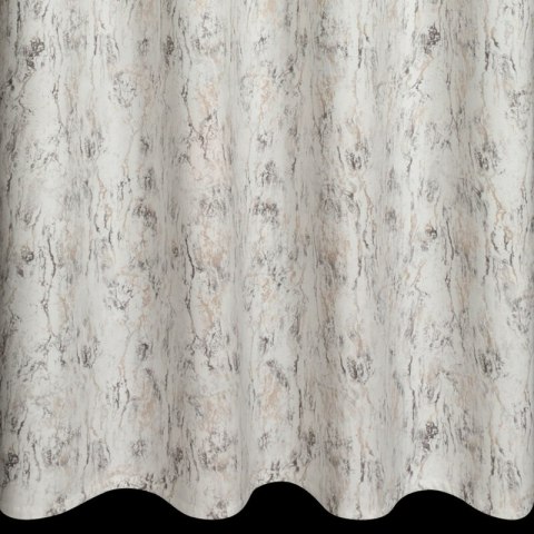 Zasłona 140x250 Kornelia kremowa z błyszczącym nadrukiem gotowa na przelotkach Eurofirany Zasłona 140x250 Kornelia kremowa z błyszczącym nadrukiem gotowa na przelotkach Eurofirany