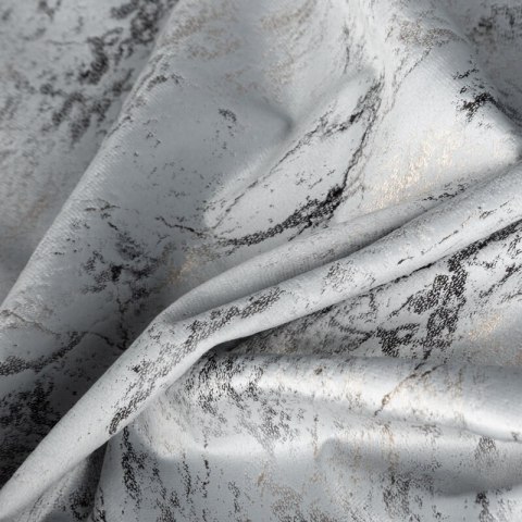 Zasłona 140x250 Kornelia srebrna z błyszczącym nadrukiem gotowa na przelotkach Eurofirany Zasłona 140x250 Kornelia srebrna z błyszczącym nadrukiem gotowa na przelotkach Eurofirany