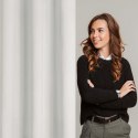 Zasłona 140x250 Nita kremowa gotowa na przelotkach Eurofirany Zasłona 140x250 Nita kremowa gotowa na przelotkach Eurofirany