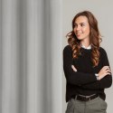 Zasłona 140x250 Nita stalowa gotowa na przelotkach Eurofirany Zasłona 140x250 Nita stalowa gotowa na przelotkach Eurofirany