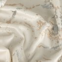 Zasłona 140x270 Dori kremowa gotowa na taśmie z błyszczącym nadrukiem Eurofirany Zasłona 140x270 Dori kremowa gotowa na taśmie z błyszczącym nadrukiem Eurofirany
