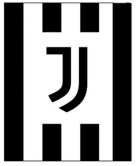 Koc polarowy 150x200 Juventus biały czarny C24 Koc polarowy 150x200 Juventus biały czarny C24
