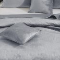 Narzuta welurowa 240x220 Maya szara geometryczna krzyżyki I24 Narzuta welurowa 240x220 Maya szara geometryczna krzyżyki I24