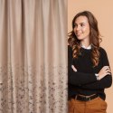 Zasłona 140x270 Mariela beżowa gotowa na taśmie Eurofirany Zasłona 140x270 Mariela beżowa gotowa na taśmie Eurofirany