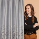 Zasłona 140x270 Mariela srebrna gotowa na taśmie Eurofirany Zasłona 140x270 Mariela srebrna gotowa na taśmie Eurofirany