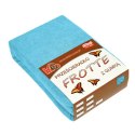 Prześcieradło frotte z gumką 160x200 turkusowe 030 grube 200g/m2 KARO Prześcieradło frotte z gumką 160x200 turkusowe 030 grube 200g/m2 KARO