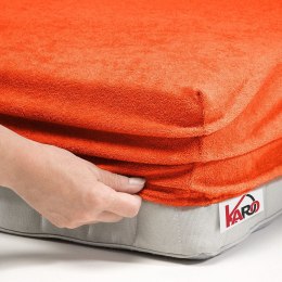 Prześcieradło frotte z gumką 160x200 ugier 052 grube 200g/m2 KARO