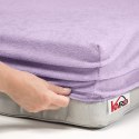 Prześcieradło frotte z gumką 200x220 wrzosowe 036 grube 200g/m2 KARO Prześcieradło frotte z gumką 200x220 wrzosowe 036 grube 200g/m2 KARO