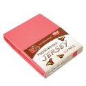 Prześcieradło jersey z gumką 120x200 malinowe 046 grube 150g/m2 KARO Prześcieradło jersey z gumką 120x200 malinowe 046 grube 150g/m2 KARO