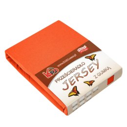 Prześcieradło jersey z gumką 160x200 ugier 052 grube 150g/m2 KARO