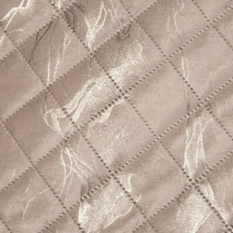 Narzuta dekoracyjna 220x240 Luiz 6 beżowa złota welurowa D91 Narzuta dekoracyjna 220x240 Luiz 6 beżowa złota welurowa D91