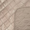 Narzuta dekoracyjna 220x240 Luiz 6 beżowa złota welurowa D91 Narzuta dekoracyjna 220x240 Luiz 6 beżowa złota welurowa D91