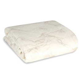 Narzuta dekoracyjna 220x240 Luiz 6 kremowa złota welurowa D91