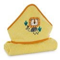 Okrycie kąpielowe 100x100 Baby 69 pomarańczowy lew ręcznik z kapturkiem 350 g/m2 Eurofirany Okrycie kąpielowe 100x100 Baby 69 pomarańczowy lew ręcznik z kapturkiem 350 g/m2 Eurofirany