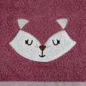 Okrycie kąpielowe 100x100 Baby 70 różowy lisek ręcznik z kapturkiem 350 g/m2 Eurofirany Okrycie kąpielowe 100x100 Baby 70 różowy lisek ręcznik z kapturkiem 350 g/m2 Eurofirany