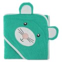 Okrycie kąpielowe 100x100 Baby 71 miętowy myszka ręcznik z kapturkiem 350 g/m2 Eurofirany Okrycie kąpielowe 100x100 Baby 71 miętowy myszka ręcznik z kapturkiem 350 g/m2 Eurofirany