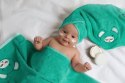 Okrycie kąpielowe 100x100 Baby 71 miętowy myszka ręcznik z kapturkiem 350 g/m2 Eurofirany Okrycie kąpielowe 100x100 Baby 71 miętowy myszka ręcznik z kapturkiem 350 g/m2 Eurofirany
