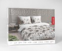 Pościel bawełniana 140x200 biała beżowa szara kwiaty 5249 A Bawełna 48 Pościel bawełniana 140x200 biała beżowa szara kwiaty 5249 A Bawełna 48