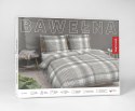 Pościel bawełniana 160x200 beżowa biała kratka 5246 B Bawełna 48 Pościel bawełniana 160x200 beżowa biała kratka 5246 B Bawełna 48