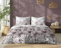 Pościel bawełniana 160x200 biała różowa kwiaty 5249 B Bawełna 48 Pościel bawełniana 160x200 biała różowa kwiaty 5249 B Bawełna 48