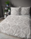 Pościel bawełniana 220x200 beżowa jasna biała geometria 5247 A Bawełna 48 Pościel bawełniana 220x200 beżowa jasna biała geometria 5247 A Bawełna 48