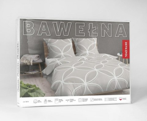 Pościel bawełniana 220x200 beżowa jasna biała geometria 5247 A Bawełna 48 Pościel bawełniana 220x200 beżowa jasna biała geometria 5247 A Bawełna 48
