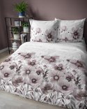 Pościel bawełniana 220x200 biała różowa kwiaty 5249 B Bawełna 48 Pościel bawełniana 220x200 biała różowa kwiaty 5249 B Bawełna 48