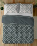 Pościel bawełniana 220x200 grafitowa kremowa zielona ciemna geometria 5251 A Bawełna 48 Pościel bawełniana 220x200 grafitowa kremowa zielona ciemna geometria 5251 A Bawełna 48