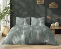 Pościel bawełniana 220x200 zielona biała geometria 5253 B Bawełna 48 Pościel bawełniana 220x200 zielona biała geometria 5253 B Bawełna 48
