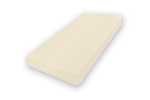 Prześcieradło jersey 150/160x190/200 kremowe 02 z gumką na wysoki materac 30 cm Jersey Prześcieradło jersey 150/160x190/200 kremowe 02 z gumką na wysoki materac 30 cm Jersey