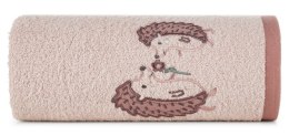 Ręcznik dziecięcy 70x140 Baby 68 różowy jeże 450 g/m2 Eurofirany