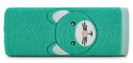 Ręcznik dziecięcy 70x140 Baby 71 miętowy myszka 450 g/m2 Eurofirany