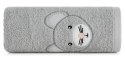 Ręcznik dziecięcy 70x140 Baby 71 srebrny myszka 450 g/m2 Eurofirany Ręcznik dziecięcy 70x140 Baby 71 srebrny myszka 450 g/m2 Eurofirany